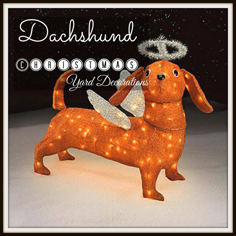 dachshund christmas decorations outdoor